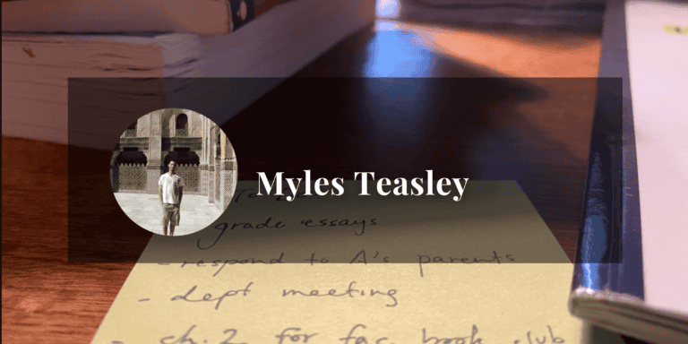 Protagonists: Myles Teasley