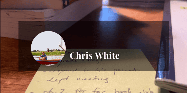 Protagonists: 20 Minutes with Chris White
