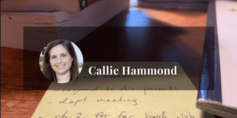 Protagonists: 20 Minutes with Callie Hammond